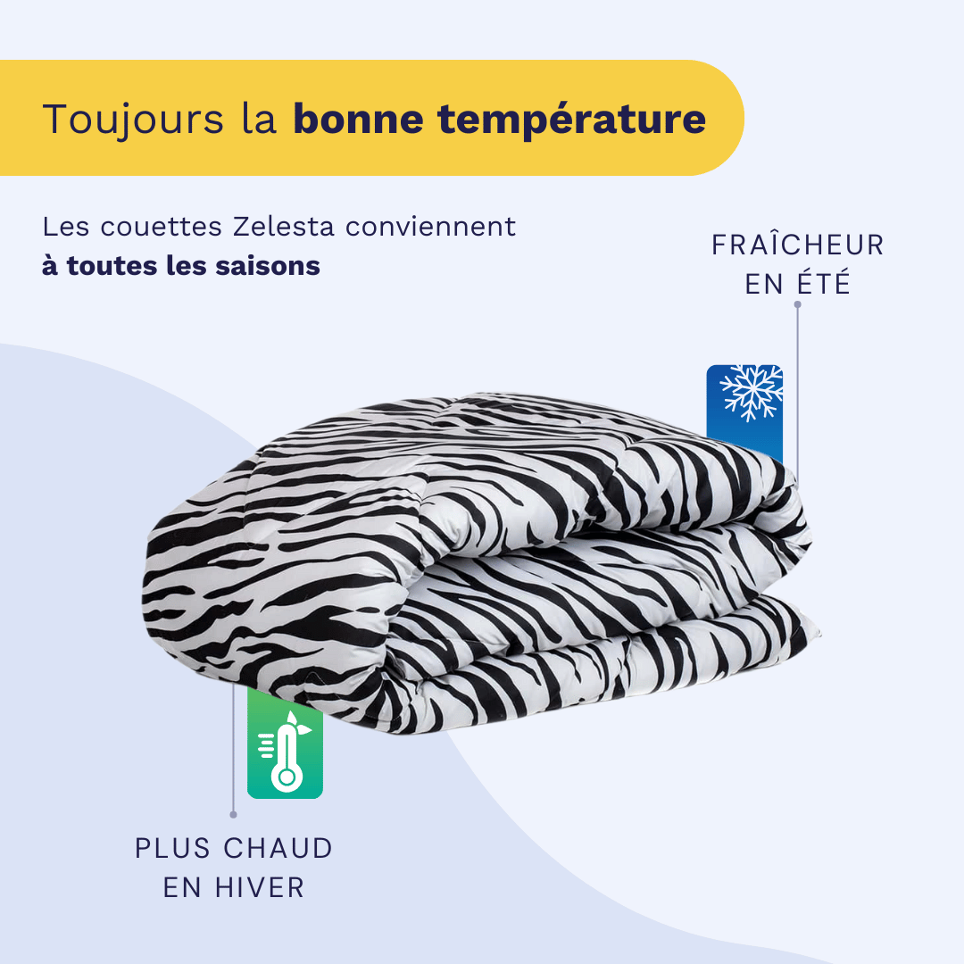 Zelesta Wonderbed Light Peau de Zèbre