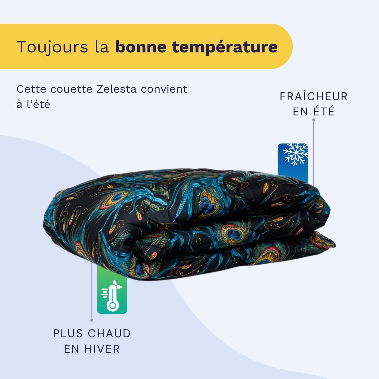 Zelesta Wonderbed Light - Plumes de Paon