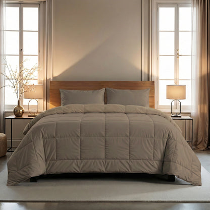 Zelesta Wonderbed 4 Saisons Double - Taupe Naturel