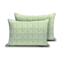 Zelesta Wonderbed Taies d'Oreiller - Set de 2 - Feuilles Délicates