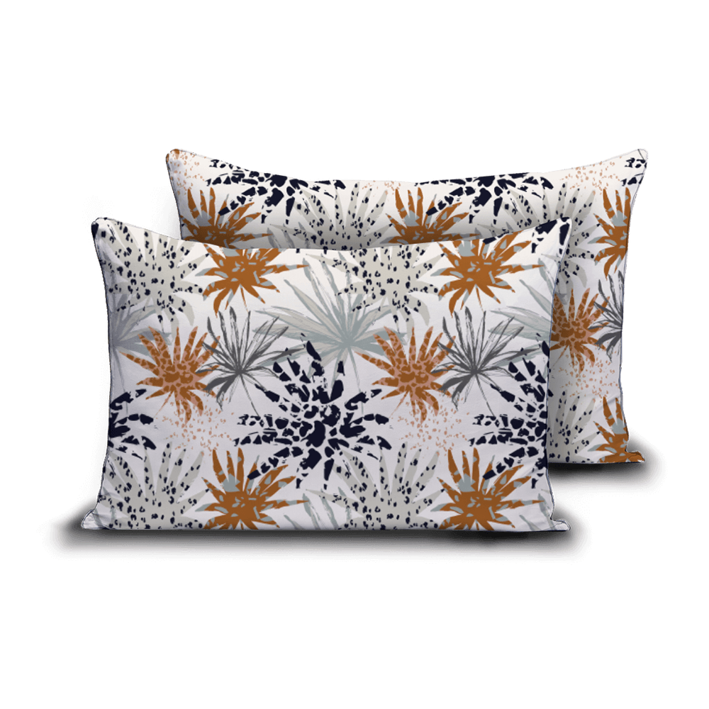 Zelesta Wonderbed Housse de coussin set de 2 - Jungle orange