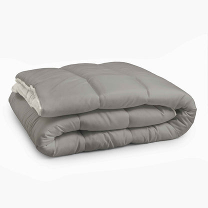     Zelesta Royalbed Pastel Grijs En Creme Dekbed Zonder Overtrek