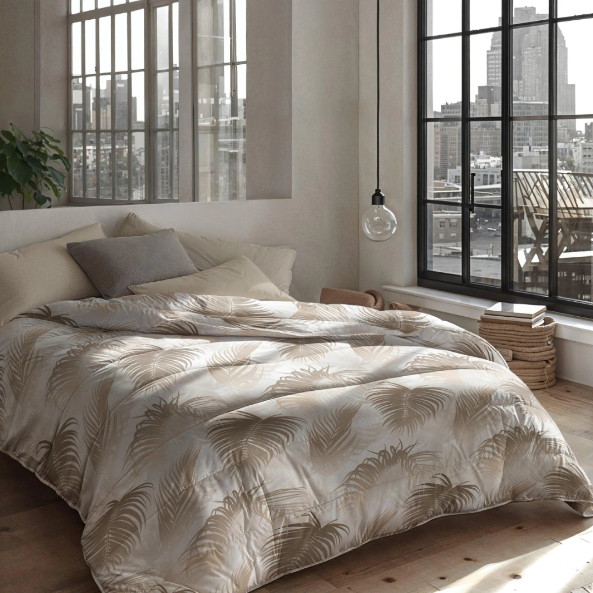 Zelesta Everyday Design Couette Été - Feuilles de Palmier