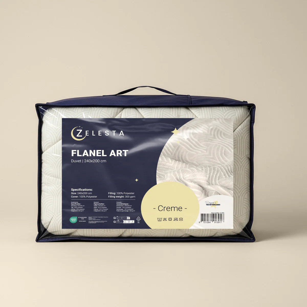 Zelesta Flanelle Art - Crème