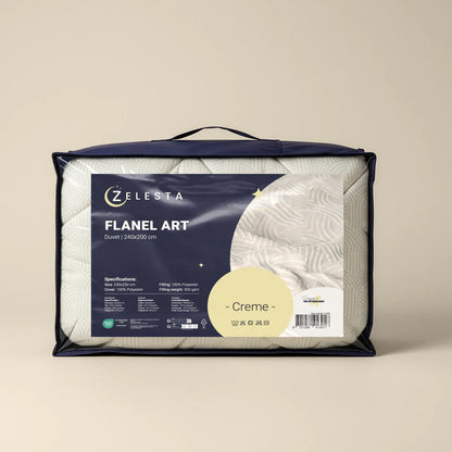Zelesta Flanelle Art - Crème