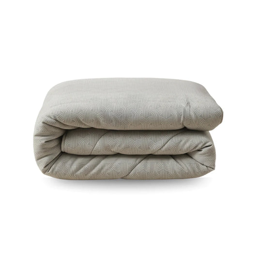 Zelesta Flanelle Art - Taupe & Gris