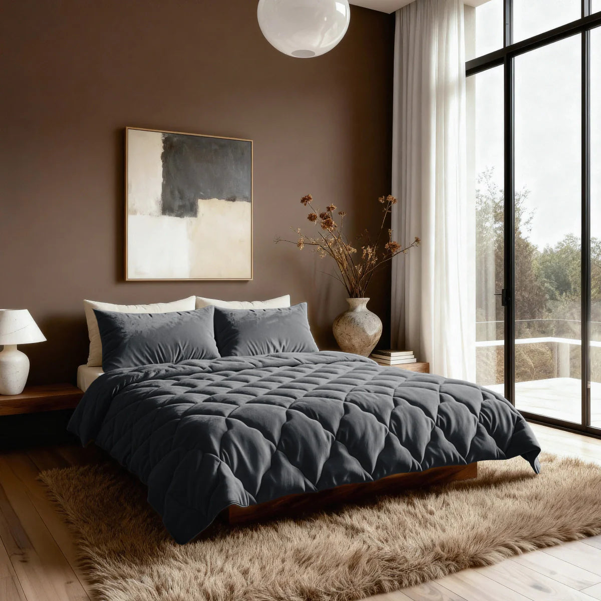 Zelesta Flanelle Uni - Noir