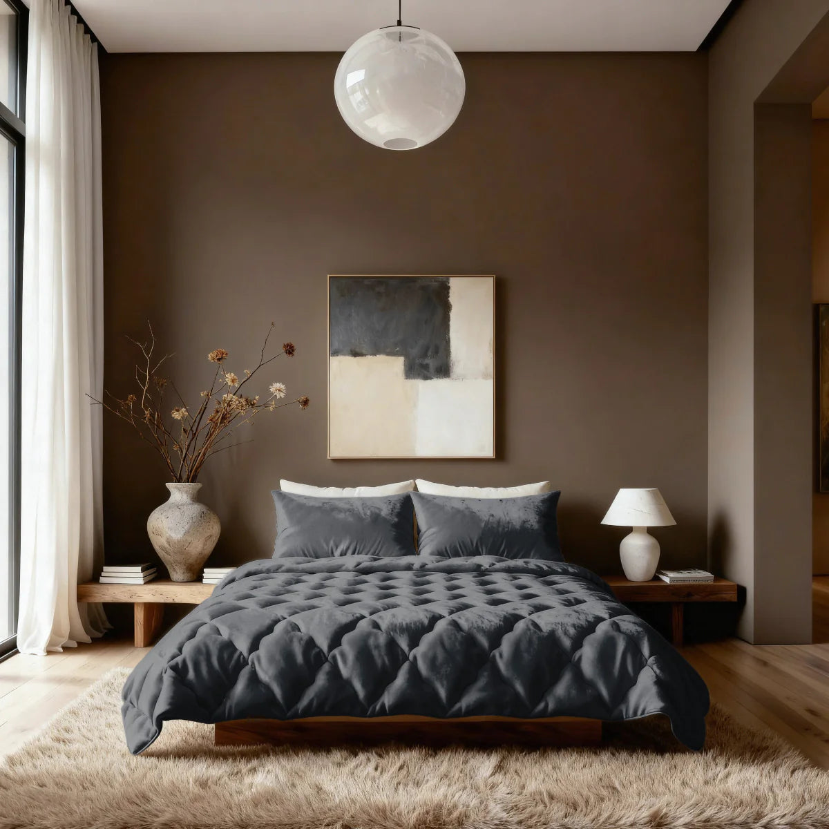 Zelesta Flanelle Uni - Noir