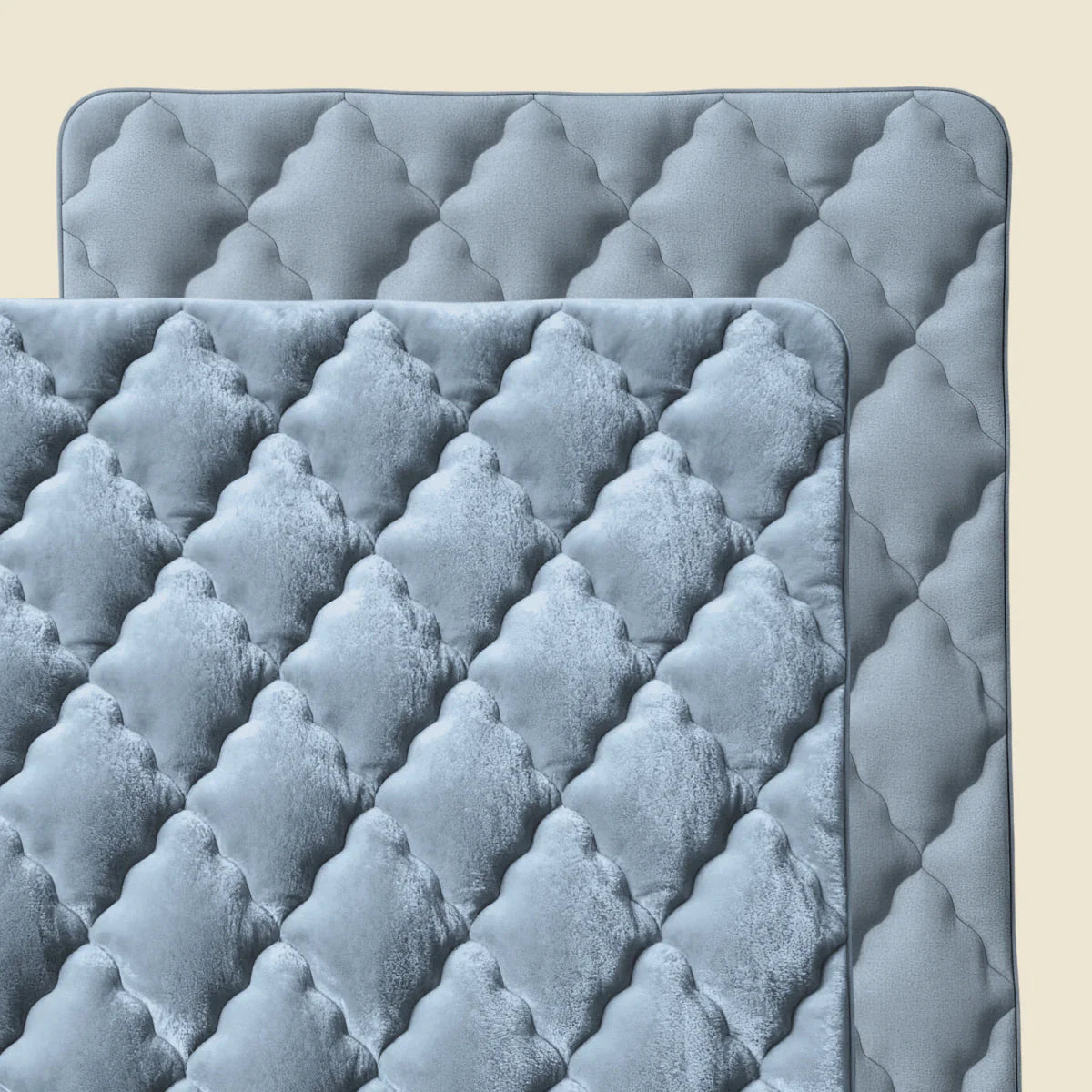 Zelesta Flanelle Uni - Mirage Bleu