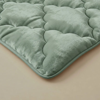 Zelesta Flanelle Uni - Vert Foncé