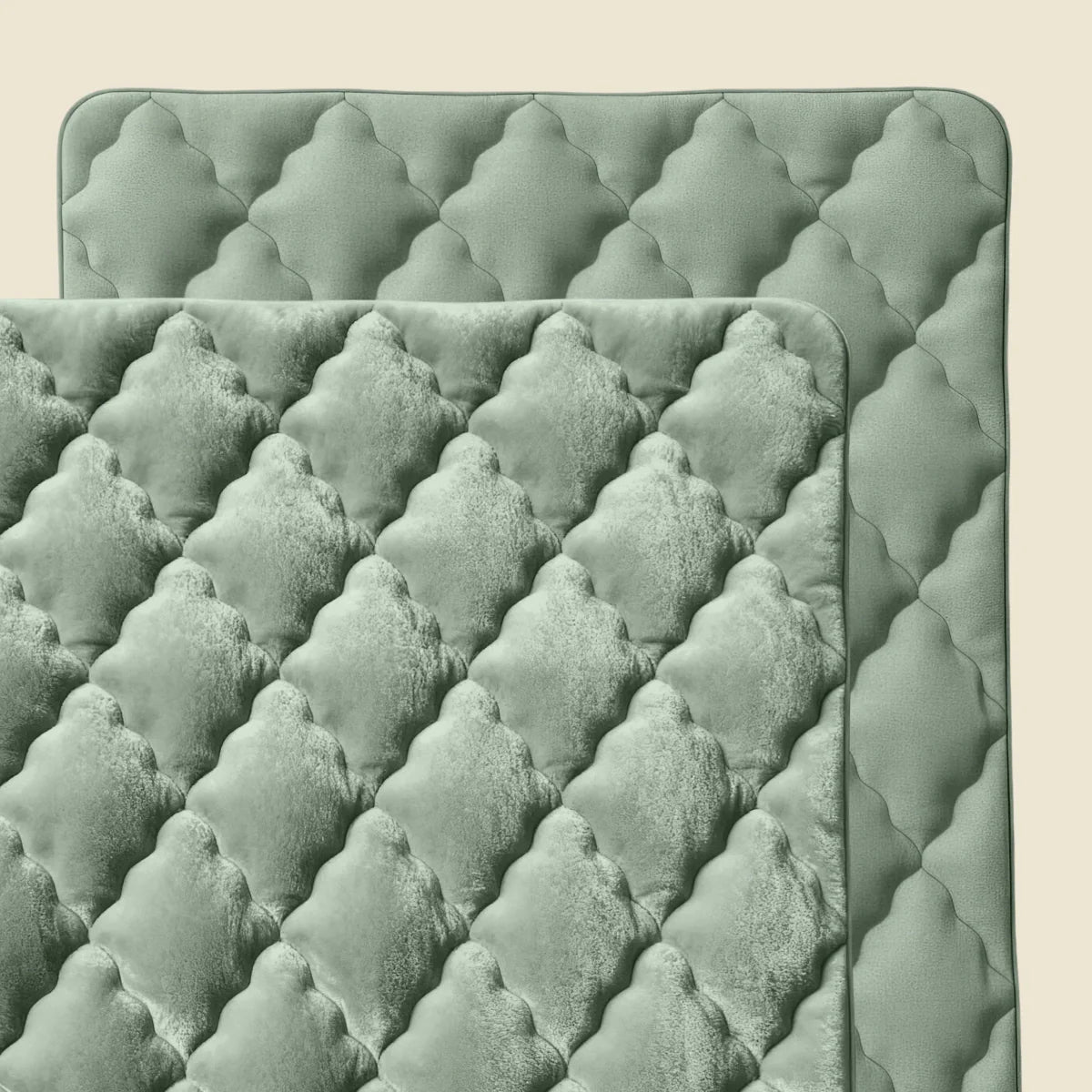 Zelesta Flanelle Uni - Vert Foncé