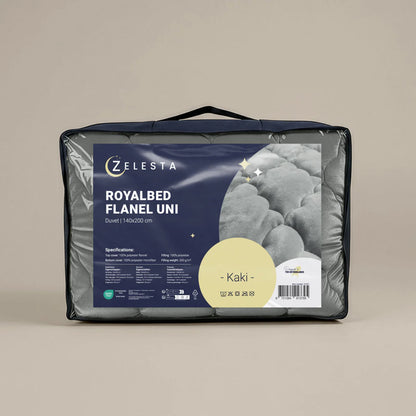 Zelesta Flanelle Uni - Kaki