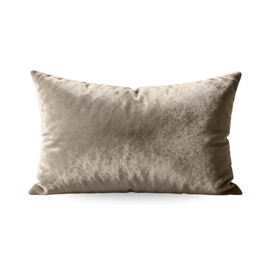 Zelesta Flanelle Uni Taies d'Oreiller - Set de 2 - Taupe