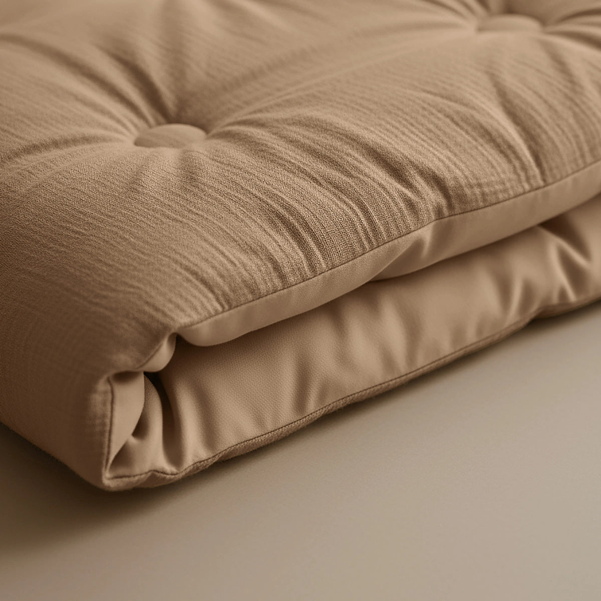 Zelesta Japandibed Mousseline de Coton - Marron