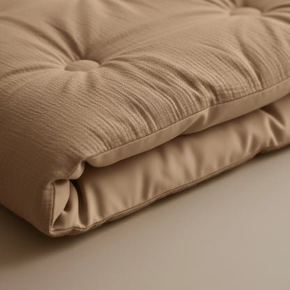 Zelesta Japandibed Mousseline de Coton - Marron