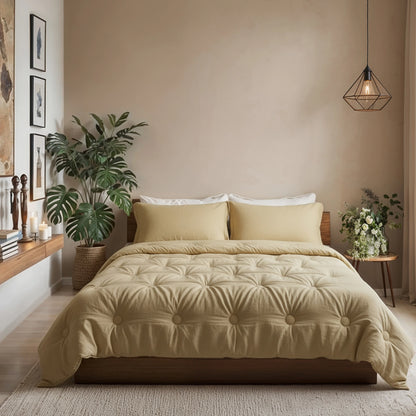 Zelesta Japandibed Mousseline de Coton - Ocre