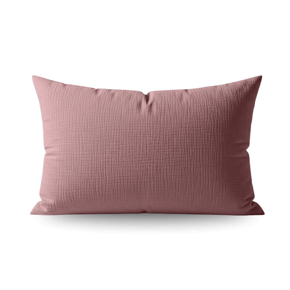 Zelesta Japandibed Taies d'Oreiller Mousseline de Coton - Set de 2 - Vieux Rose