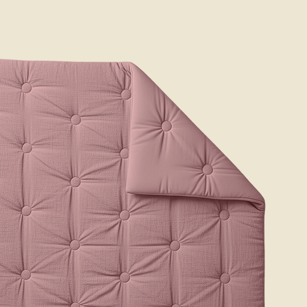 Zelesta Japandibed Mousseline de Coton - Vieux Rose