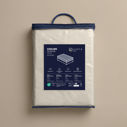 Zelesta Spécial Fraîcheur Sereine Drap-Housse - Blanc Crème