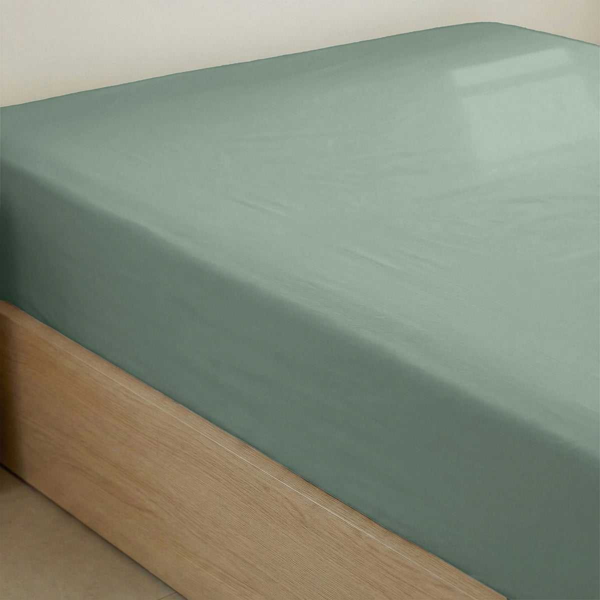 Zelesta Spécial Fraîcheur Sereine Drap-Housse - Vert Sauge