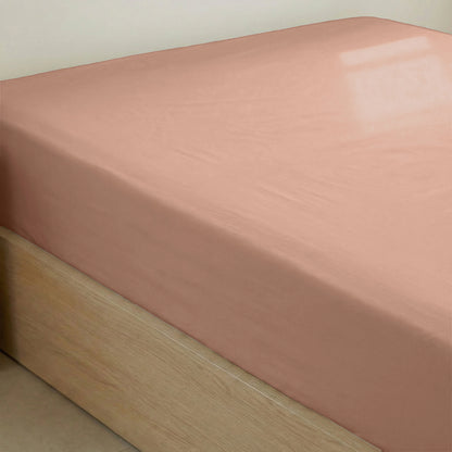 Zelesta Spécial Fraîcheur Sereine Drap-Housse - Rose Terracotta