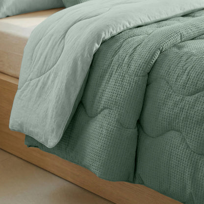 Zelesta Spécial Fraîcheur Sereine Couette Été - Vert Sauge