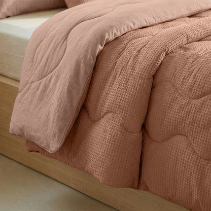Zelesta Spécial Fraîcheur Sereine Couette Été - Rose Terracotta
