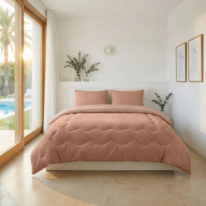 Zelesta Spécial Fraîcheur Sereine Couette Été - Rose Terracotta