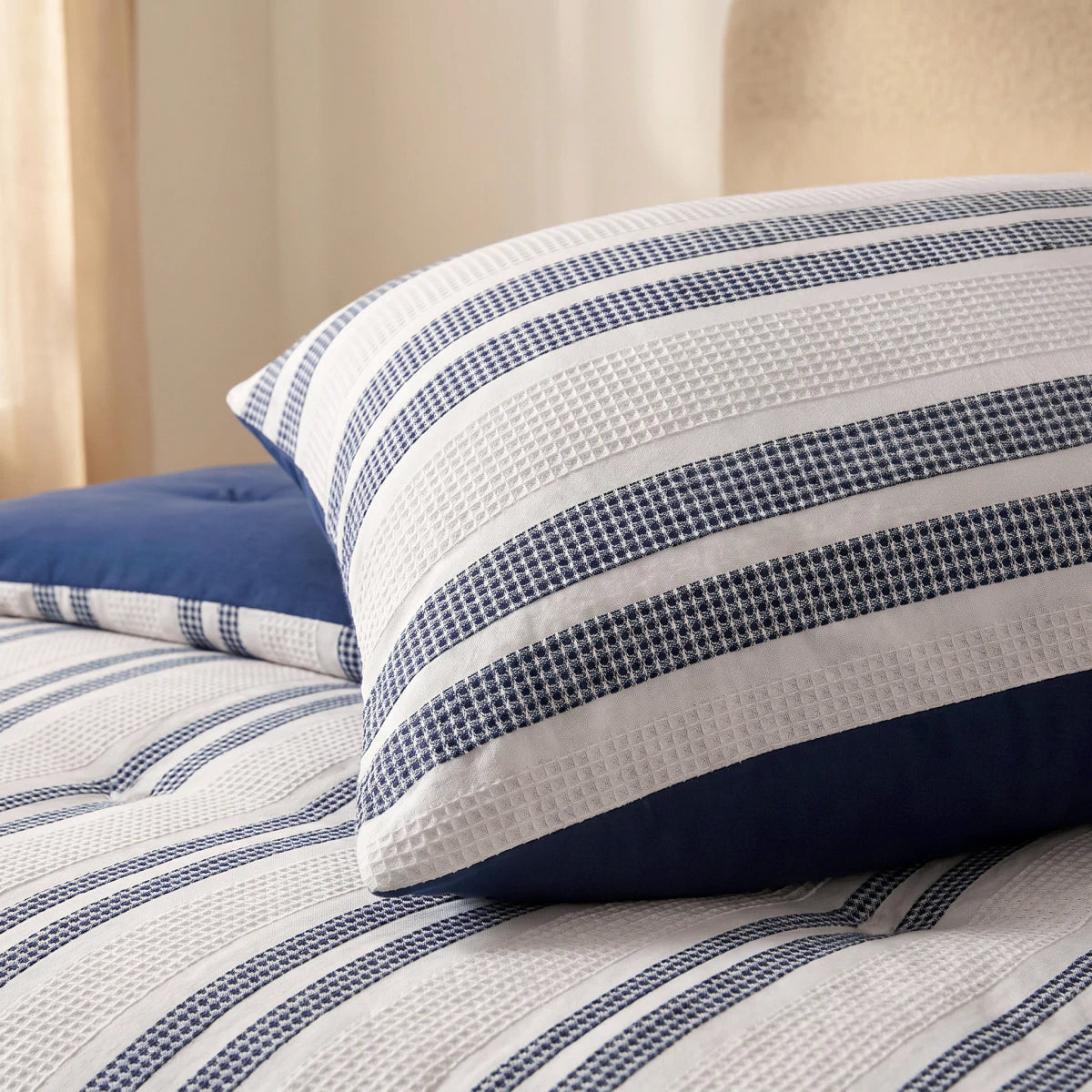 Zelesta Spécial Hampton Taies d'Oreiller - Set de 2 - Bleu