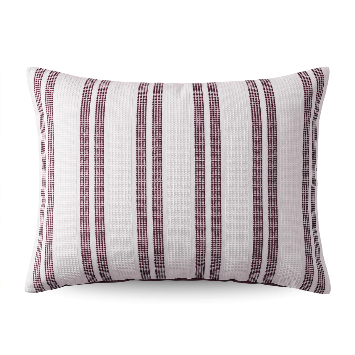 Zelesta Spécial Hampton Taies d'Oreiller - Set de 2 - Rouge Bordeaux