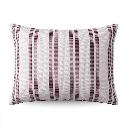Zelesta Spécial Hampton Taies d'Oreiller - Set de 2 - Rouge Bordeaux