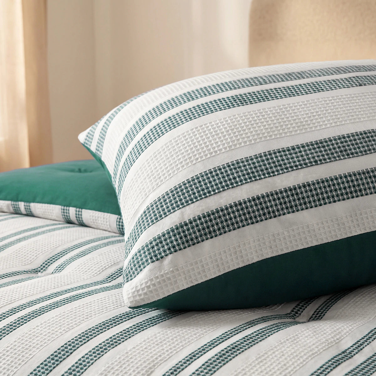 Zelesta Spécial Hampton Taies d'Oreiller - Set de 2 - Vert