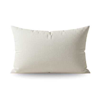 Zelesta Teddy Taies d'Oreiller Mousseline de Coton - Set de 2 - Beige