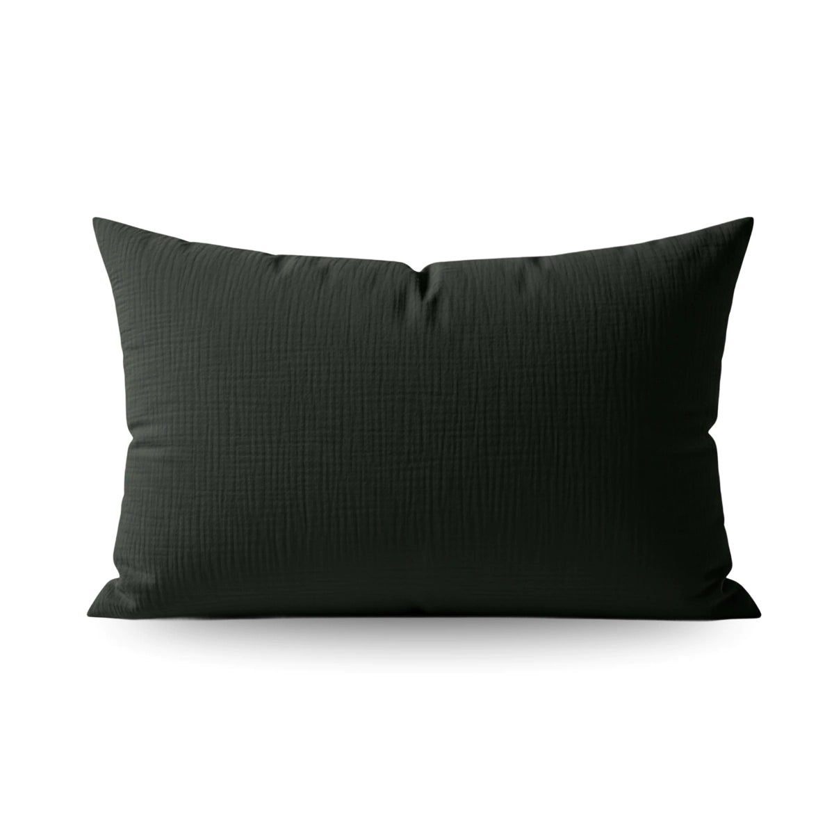 Zelesta Teddy Taies d'Oreiller Mousseline de Coton - Set de 2 - Vert