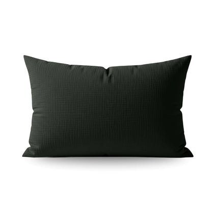 Zelesta Teddy Taies d'Oreiller Mousseline de Coton - Set de 2 - Vert