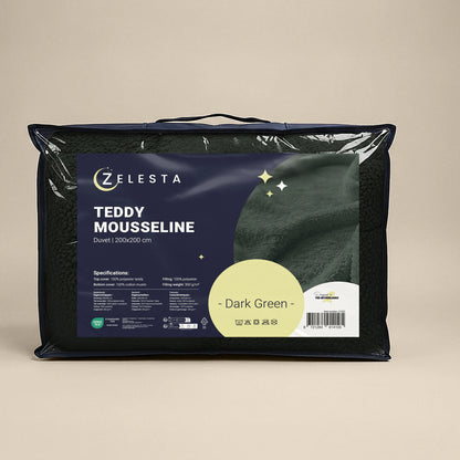 Zelesta Teddy Mousseline de Coton - Vert