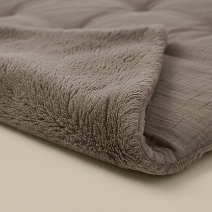 Zelesta Teddy Mousseline de Coton - Taupe