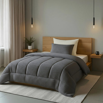 Zelesta Teddy Check - Anthracite