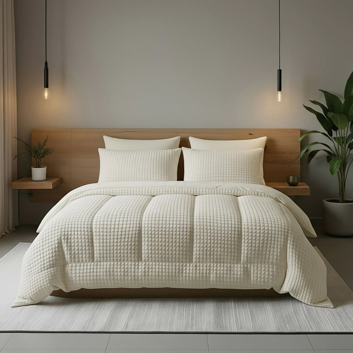 Zelesta Teddy Check - Crème