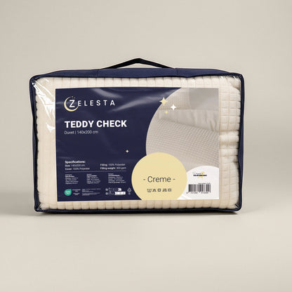 Zelesta Teddy Check - Crème