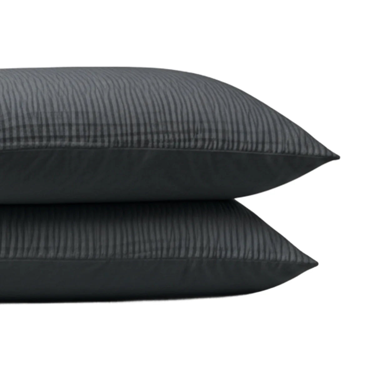 Zelesta Velvetbed Chic Taies d'Oreiller - Set de 2 - Anthracite