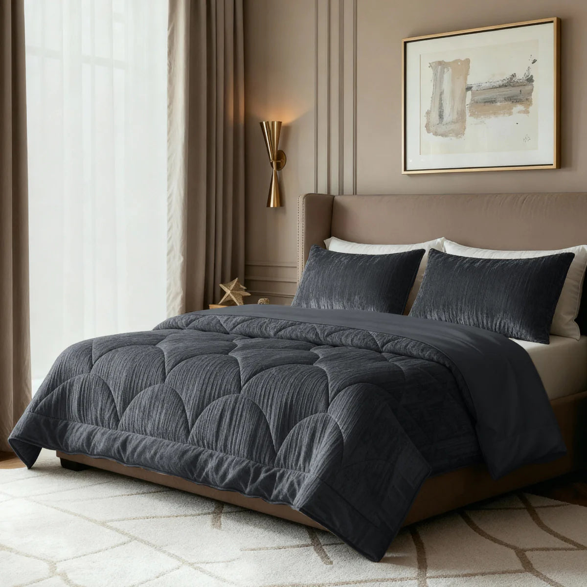 Zelesta Velvetbed Chic - Anthracite