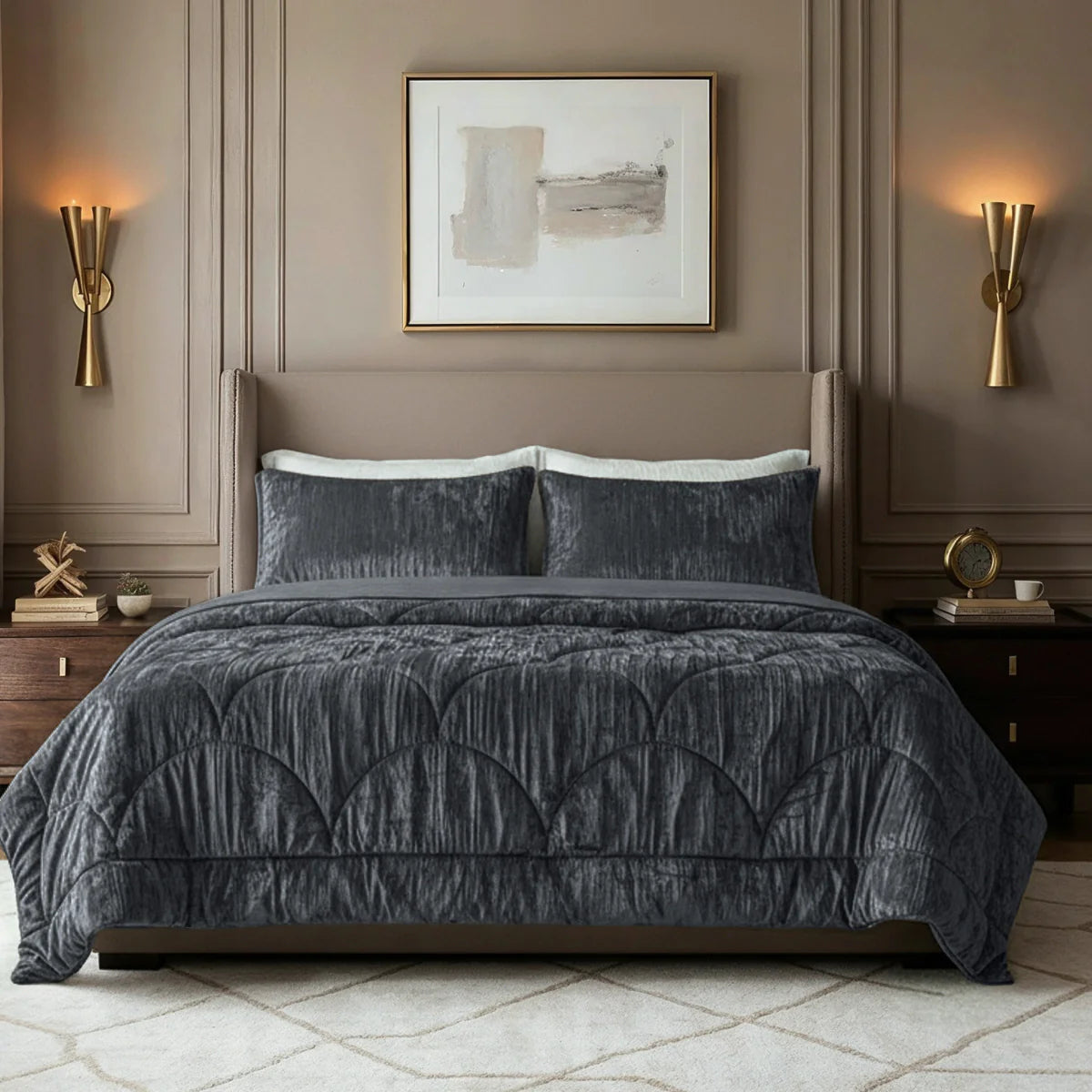 Zelesta Velvetbed Chic - Anthracite