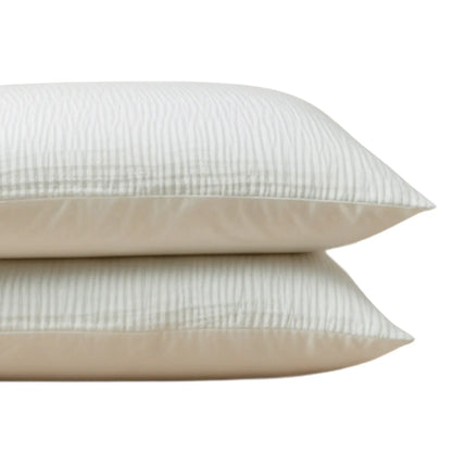 Zelesta Velvetbed Chic Taies d'Oreiller - Set de 2 - Beige