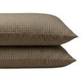 Zelesta Velvetbed Chic Taies d'Oreiller - Set de 2 - Taupe