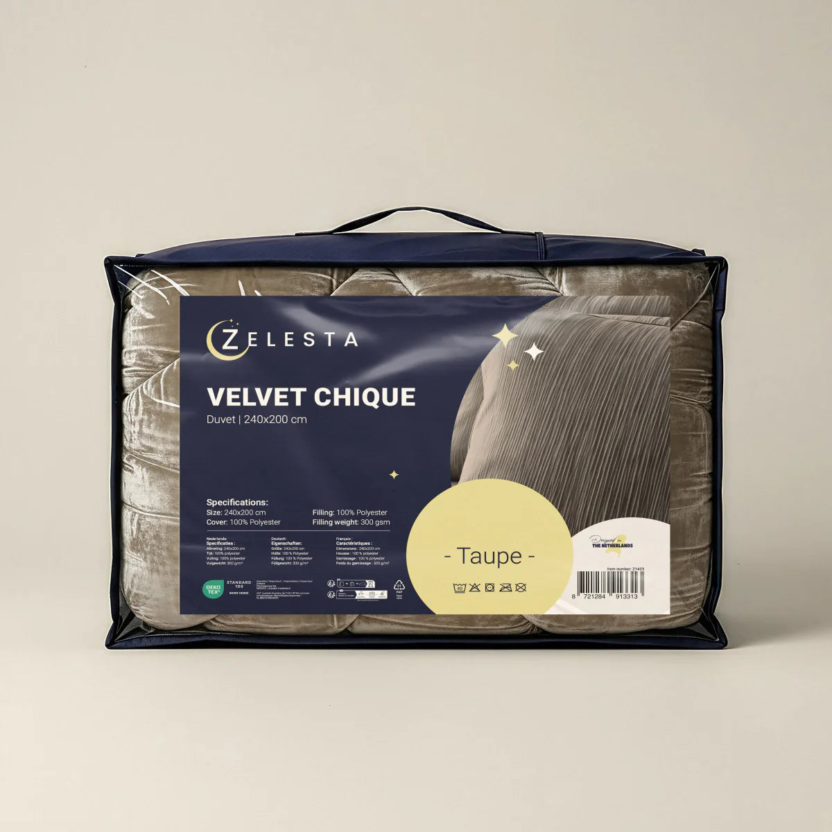 Zelesta Velvetbed Chic - Taupe