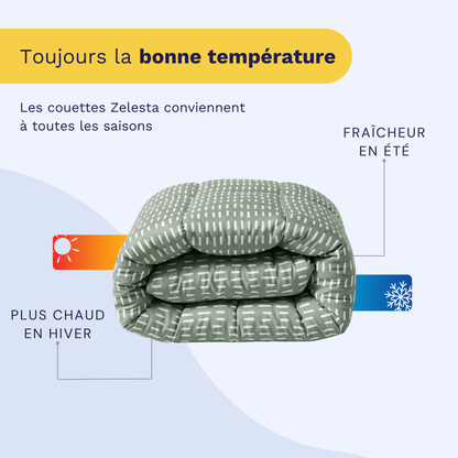 Zelesta Wonderbed - Coutures Olive