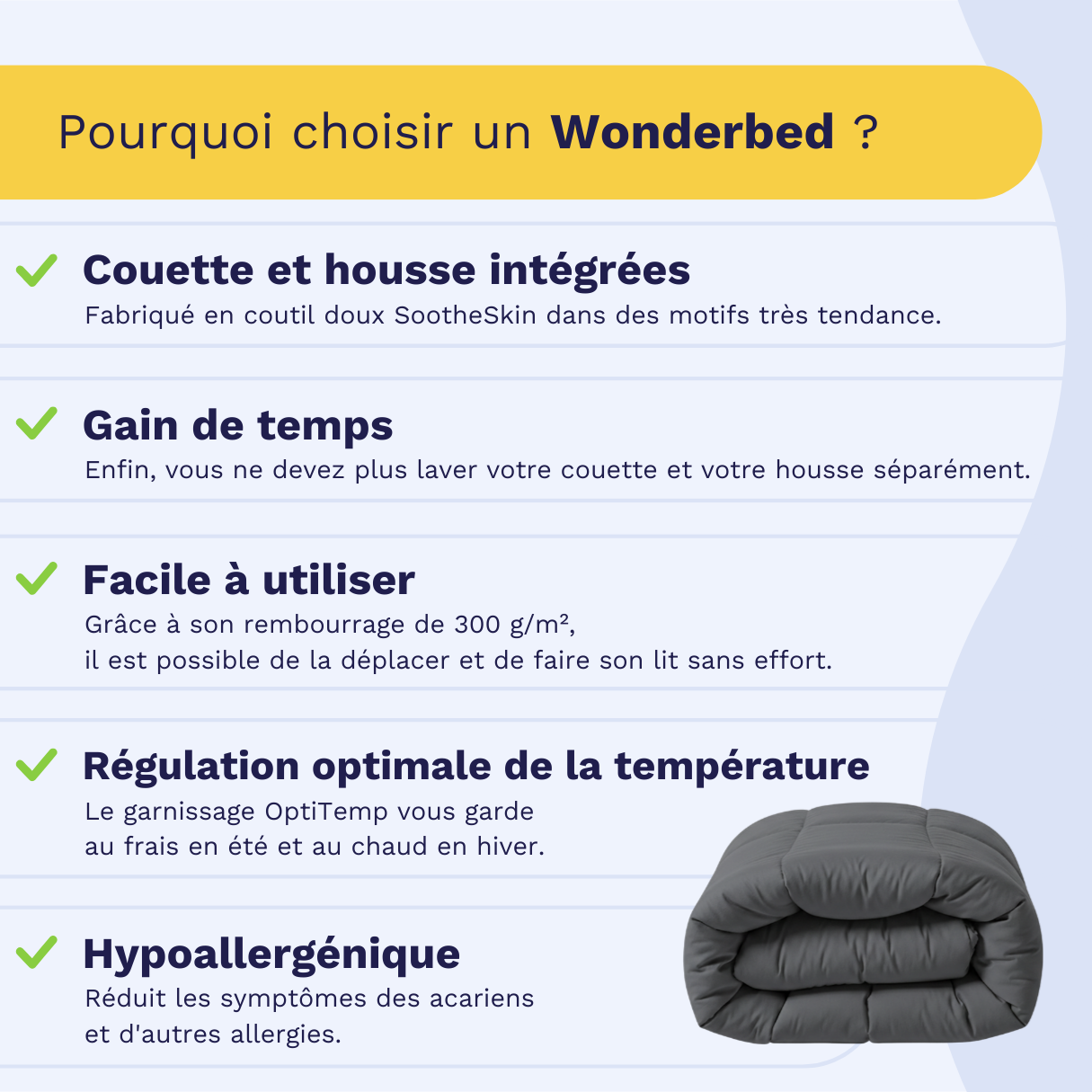 Zelesta Wonderbed - Gris Ardoise