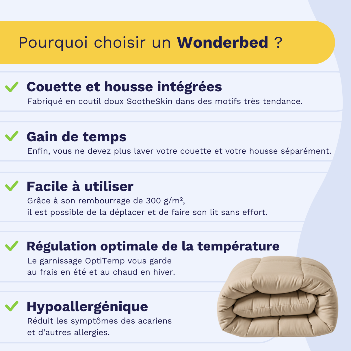 Zelesta Wonderbed - Sable Chaud