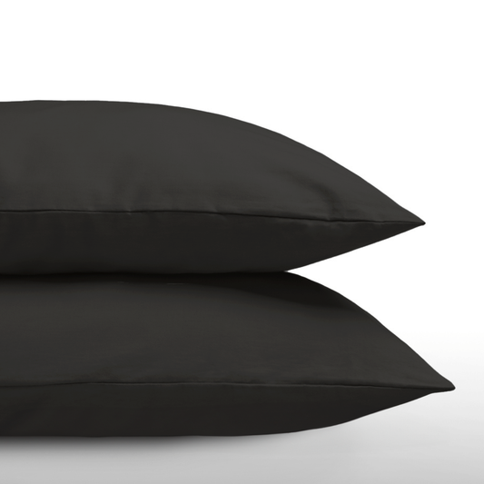 Zelesta Royalbed Taies d'Oreiller - Set de 2 - Noir